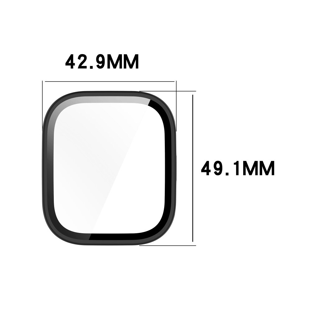 Full Cover CaseAmazfit Bip 6, Noir