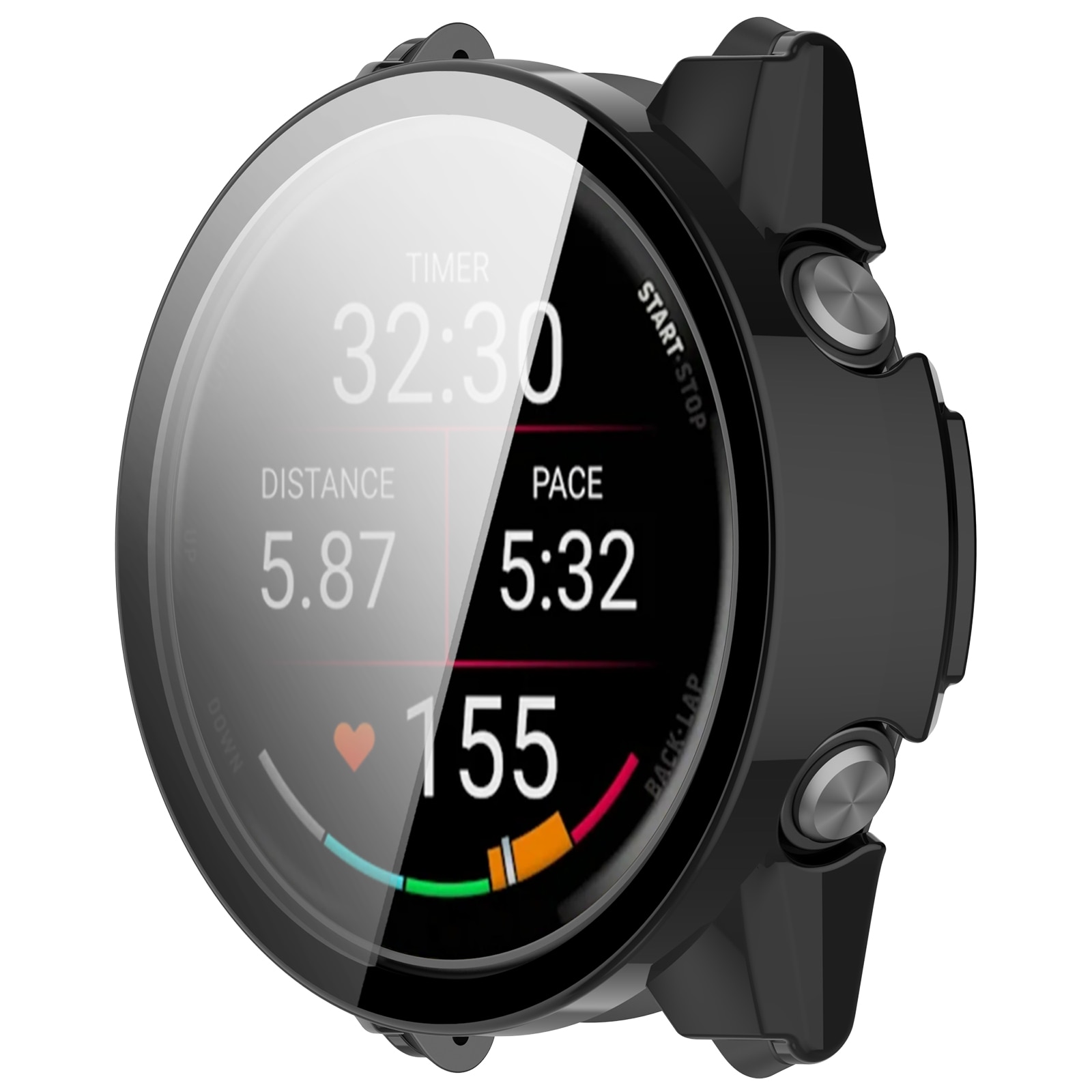 Full Cover CaseGarmin Forerunner 970, Noir
