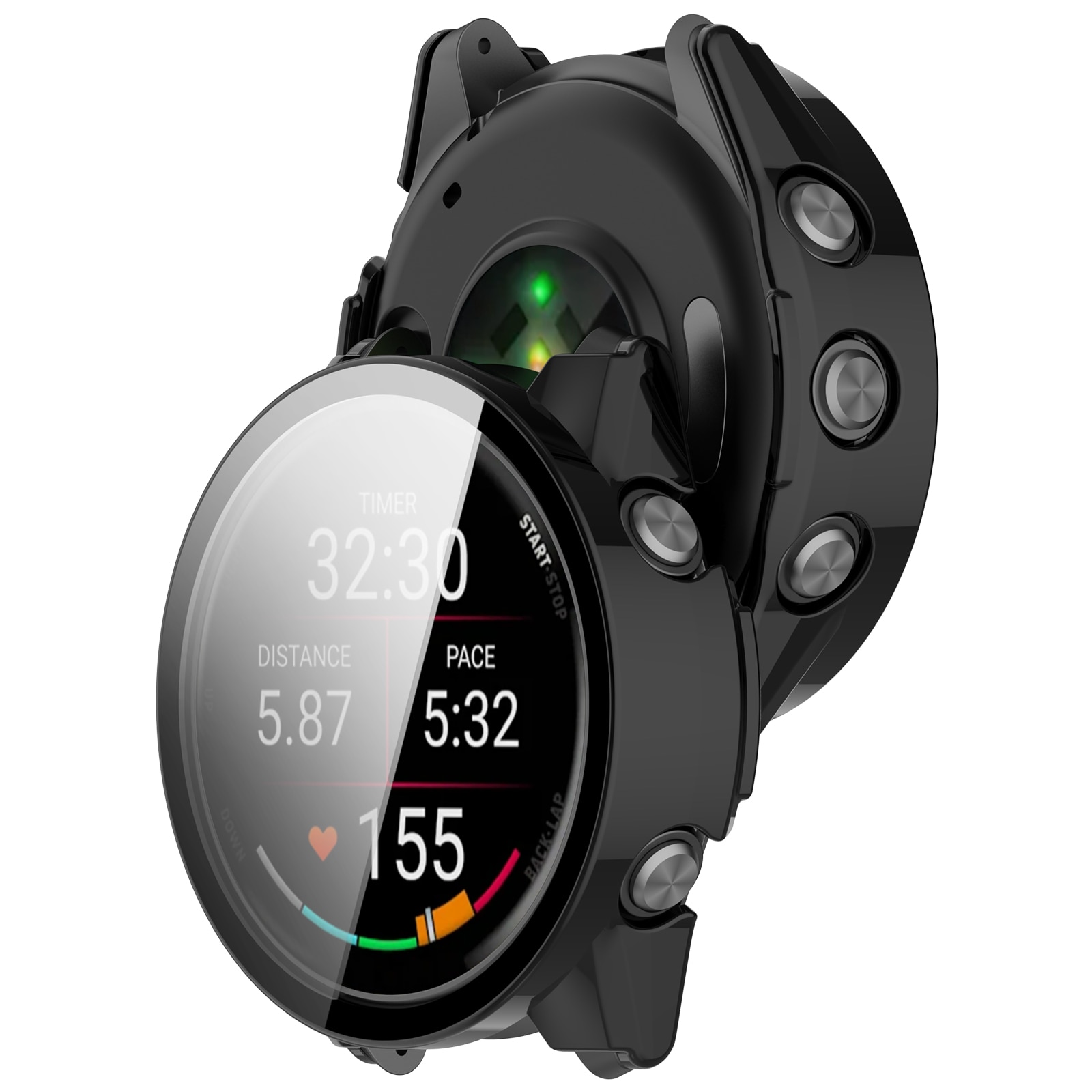 Full Cover CaseGarmin Forerunner 970, Noir