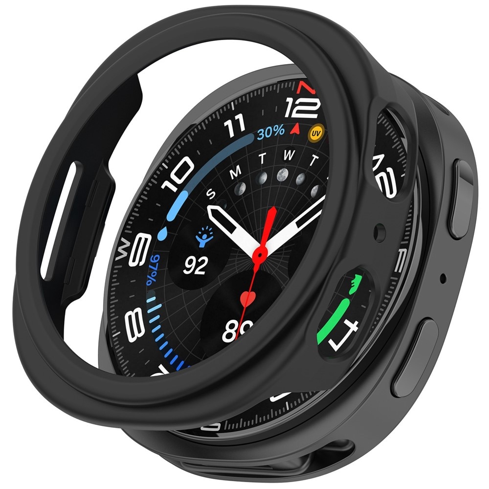 Coque rigide Samsung Galaxy Watch 8 44mm, Noir