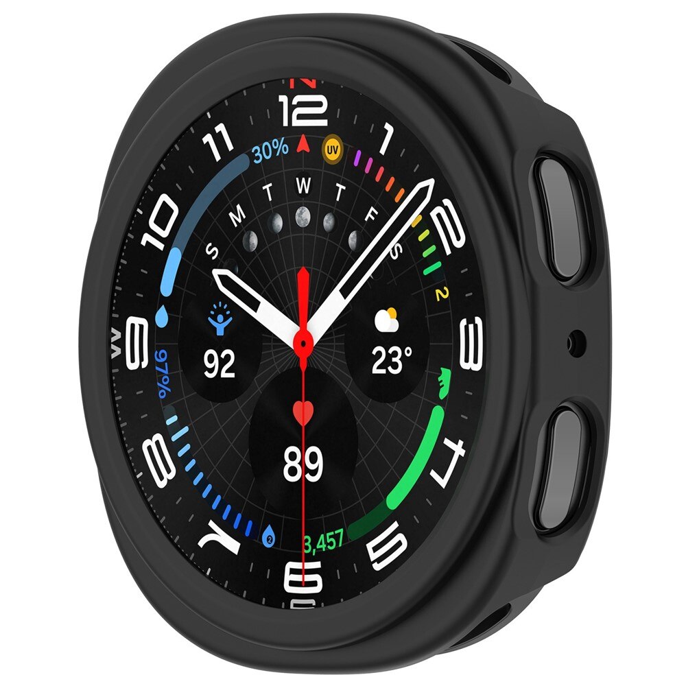 Coque rigide Samsung Galaxy Watch 8 44mm, Noir