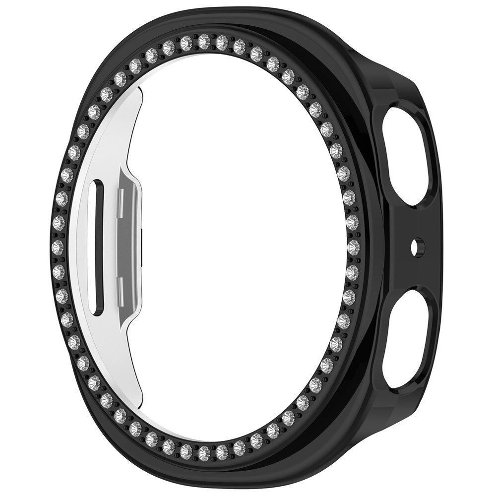 Coque Rhinestone Samsung Galaxy Watch 8 44mm, Noir