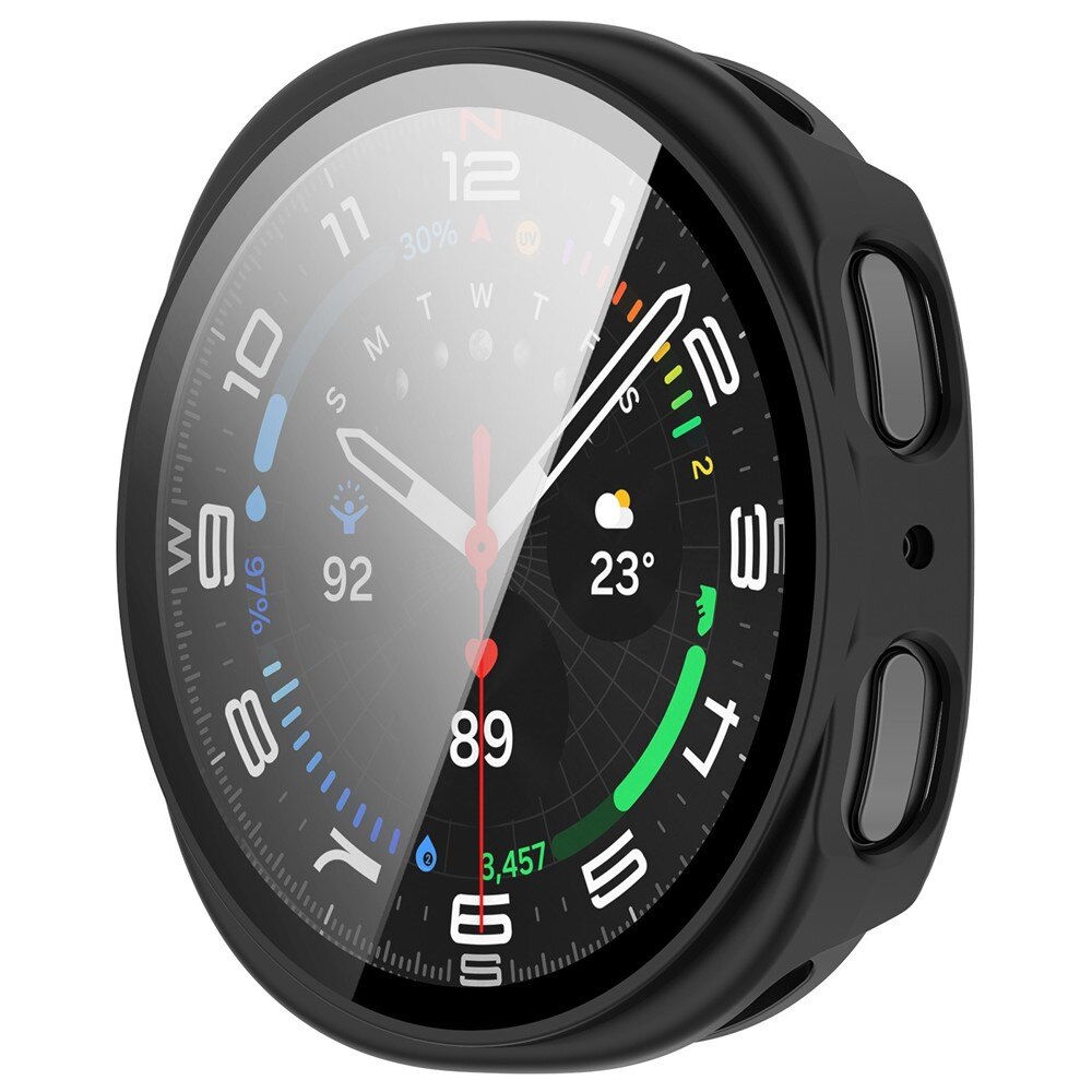 Full Cover CaseSamsung Galaxy Watch 8 44mm, Noir