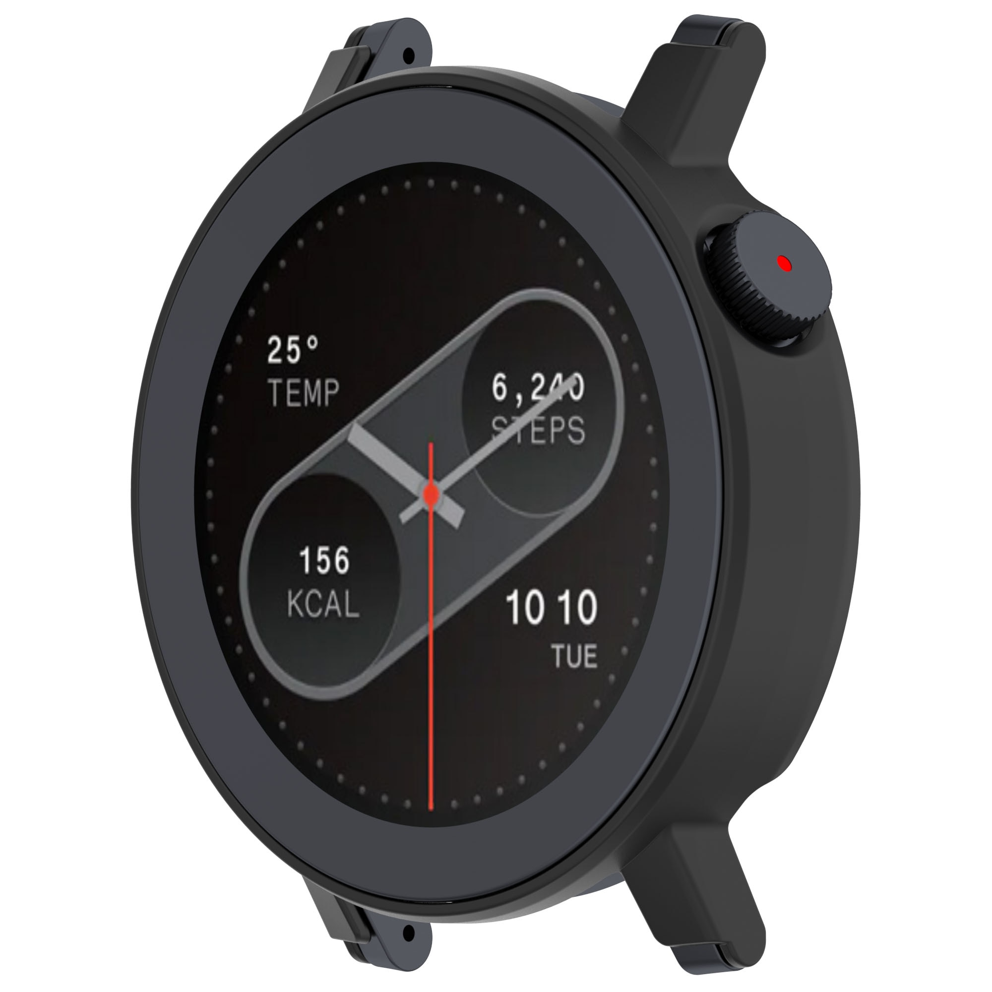 Coque rigide Nothing CMF Watch 3 Pro, Noir
