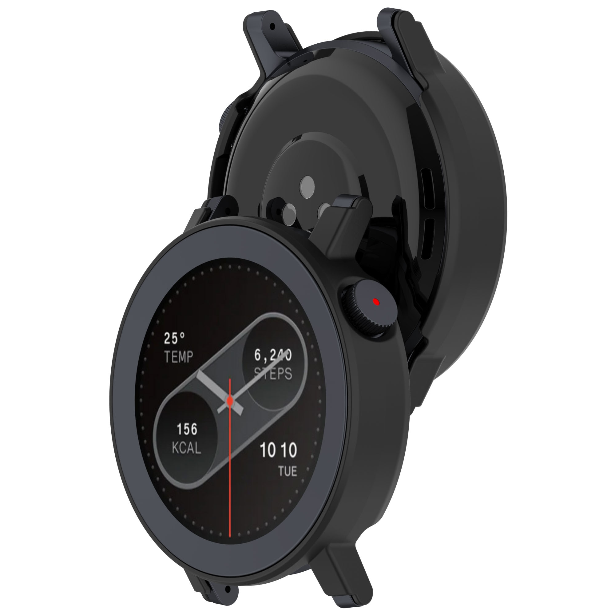 Coque rigide Nothing CMF Watch 3 Pro, Noir