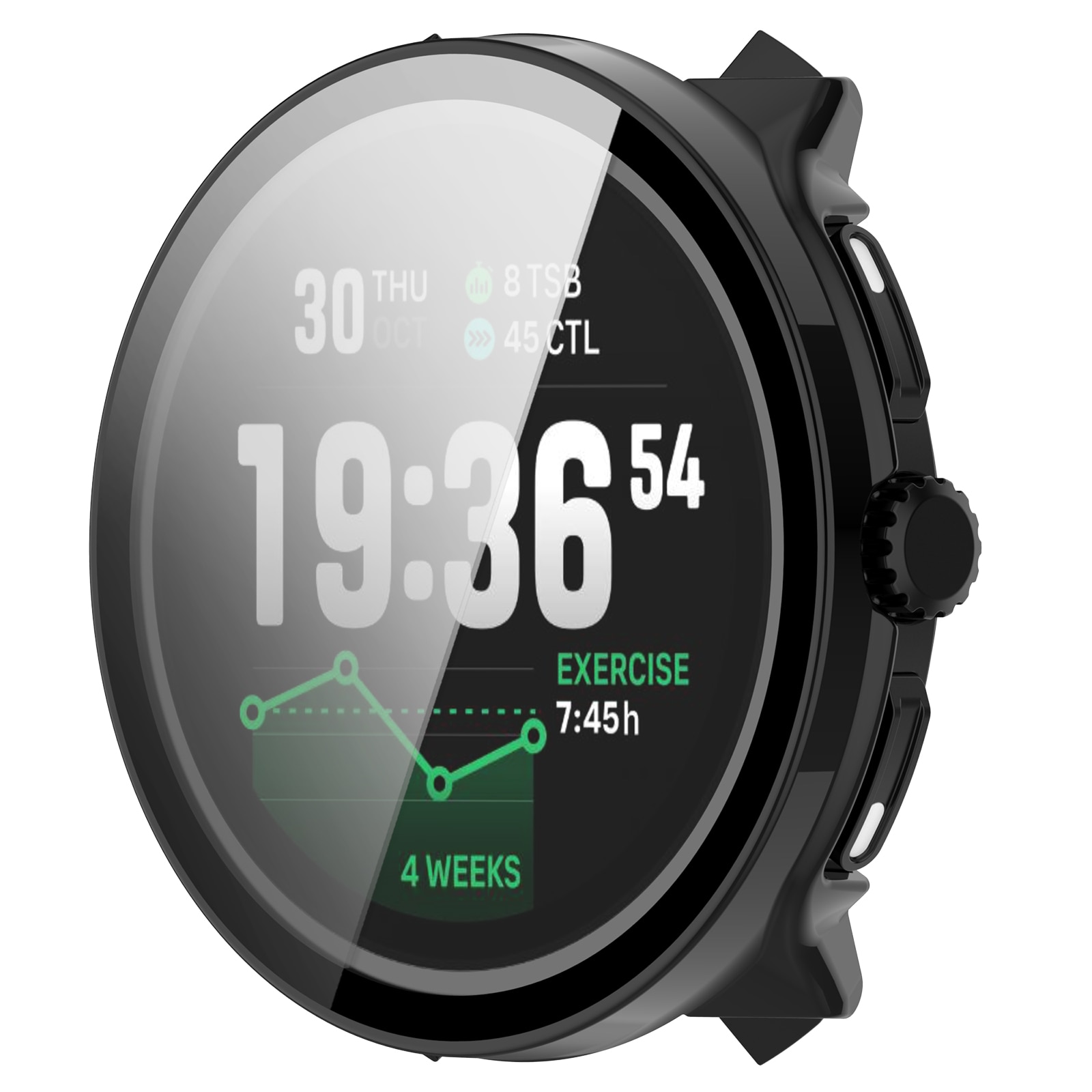 Full Cover CaseSuunto Race 2, Noir
