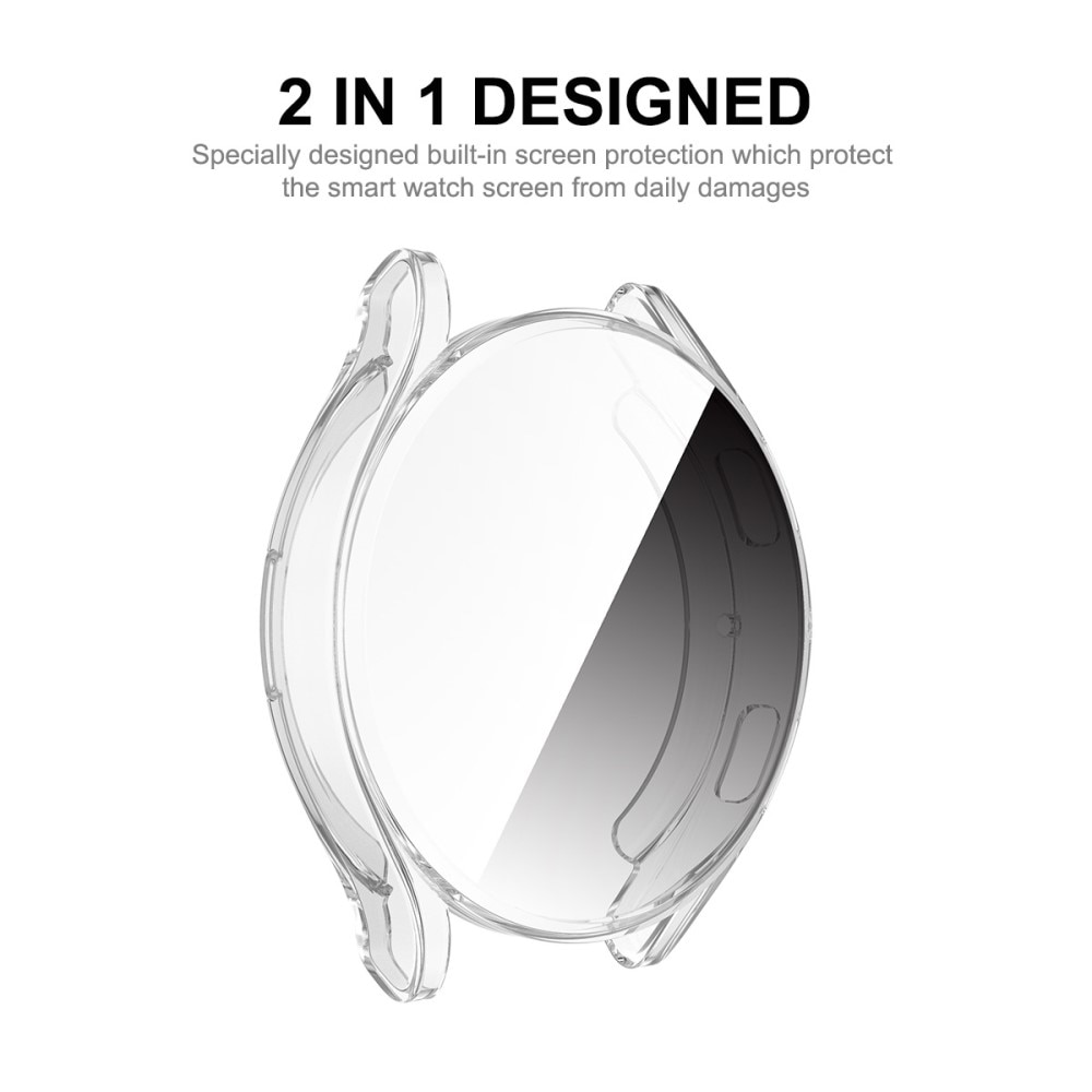 Coque de couverture complète Samsung Galaxy Watch FE, transparent
