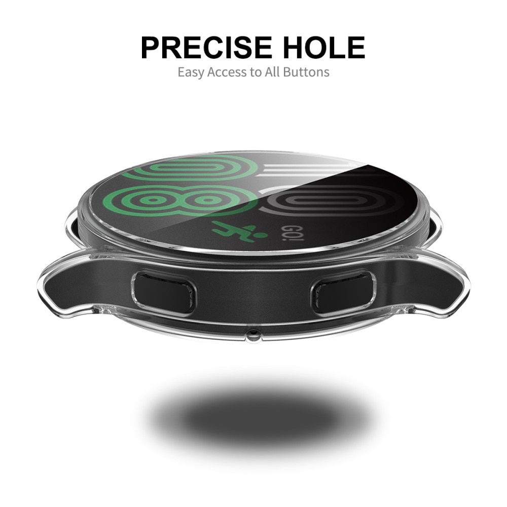 Coque de couverture complète Samsung Galaxy Watch FE, transparent