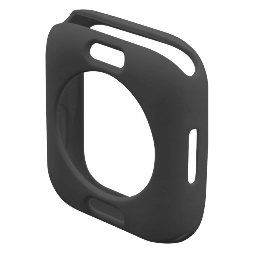 Coque en silicone Apple Watch 41mm Series 8 Noir