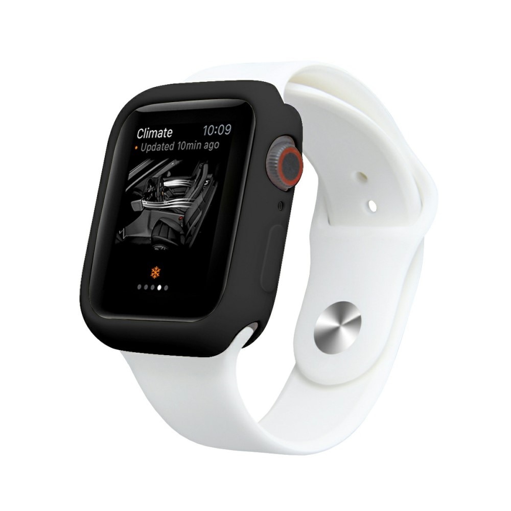 Coque en silicone Apple Watch 41mm Series 7, noir