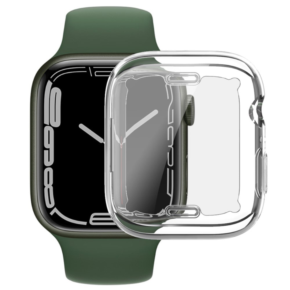 Coque TPU Case Apple Watch 45mm Series 9, Crystal Clear