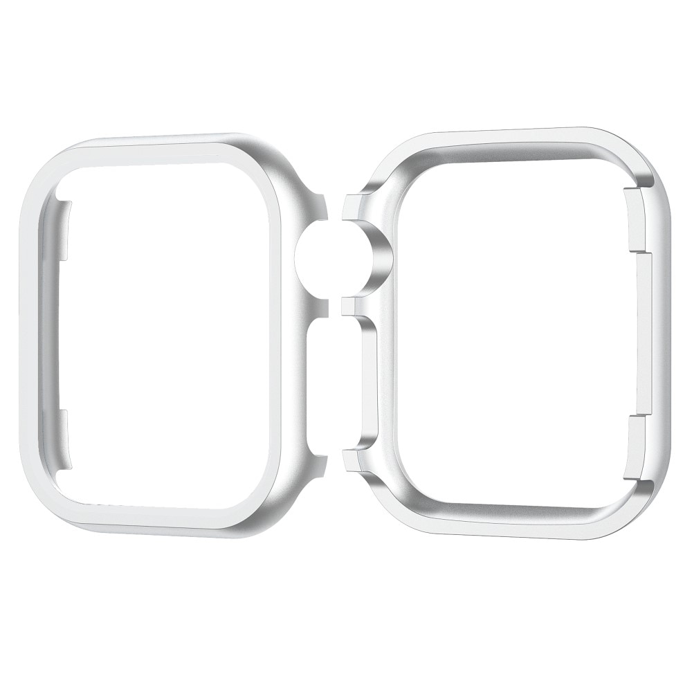 Coque en aluminium Apple Watch 45mm Series 9, argent