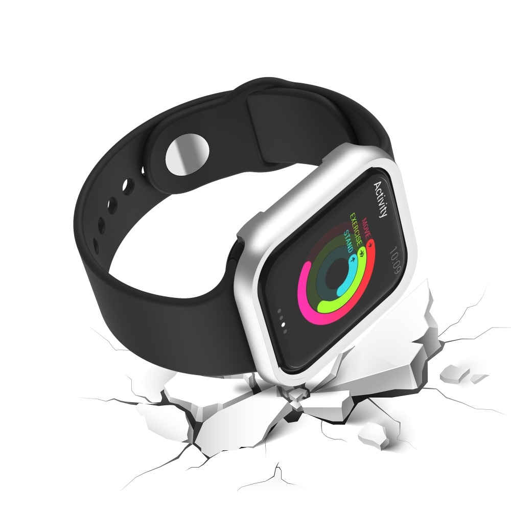 Coque en aluminium Apple Watch 45mm Series 8 Argent