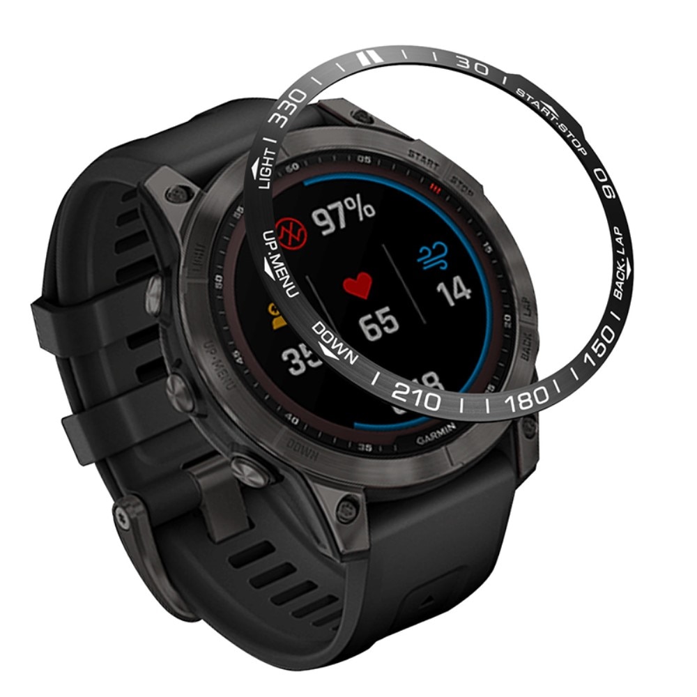 Style de lunette Garmin Fenix 7 Noir