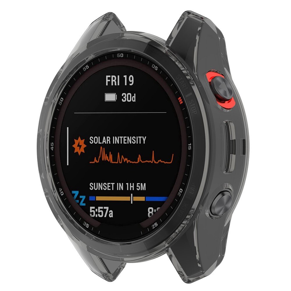 Coque Garmin Fenix 7S Pro, noir