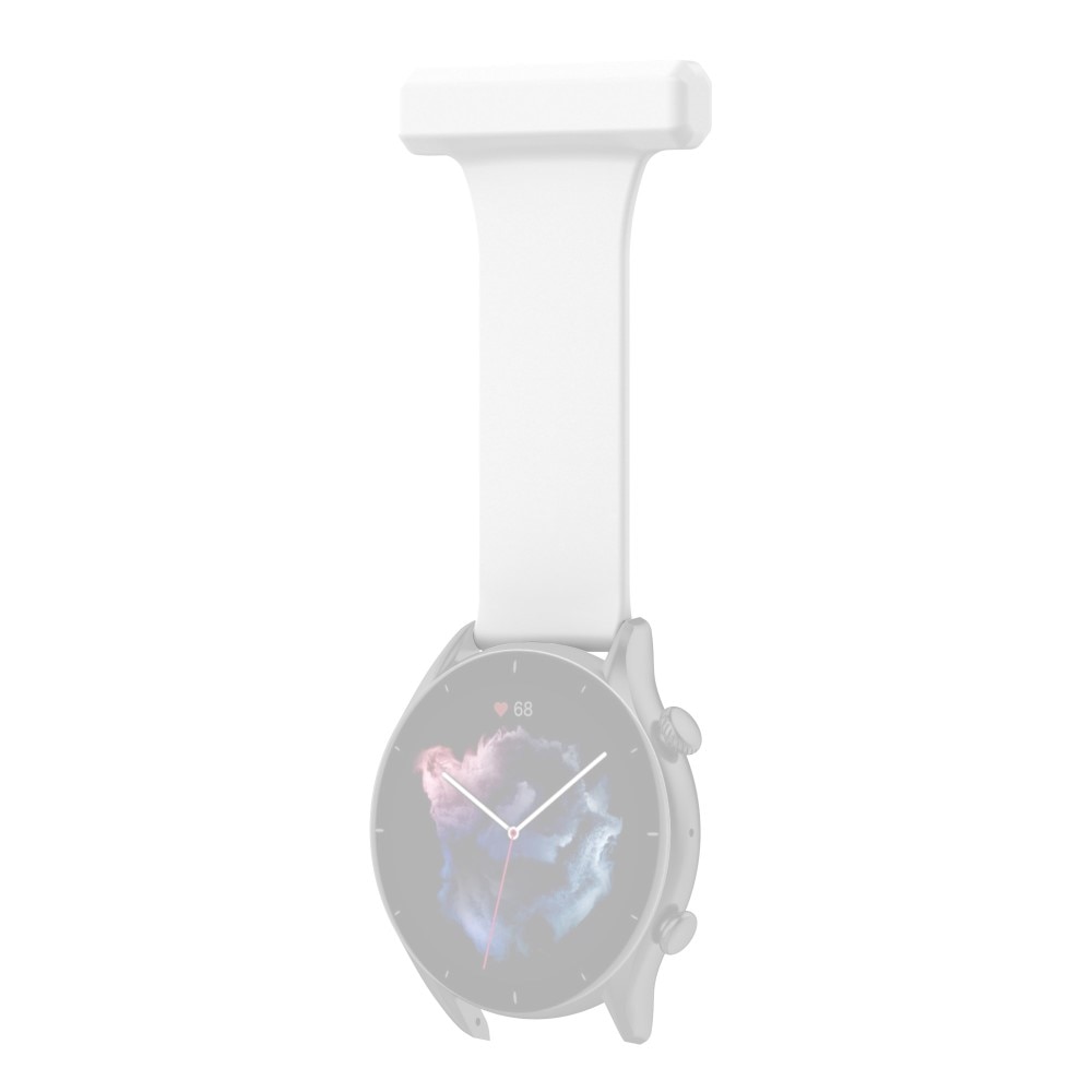 Bracelet infimier en silicone Samsung Galaxy Watch 46mm/45 mm Blanc