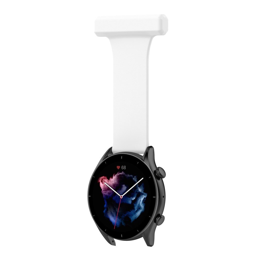 Bracelet infimier en silicone Samsung Galaxy Watch 46mm/45 mm Blanc