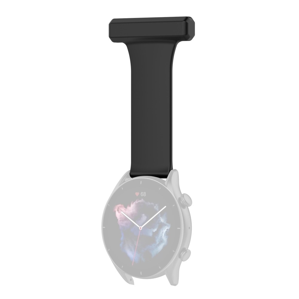 Bracelet infimier en silicone Samsung Galaxy Watch 46mm/45 mm Noir