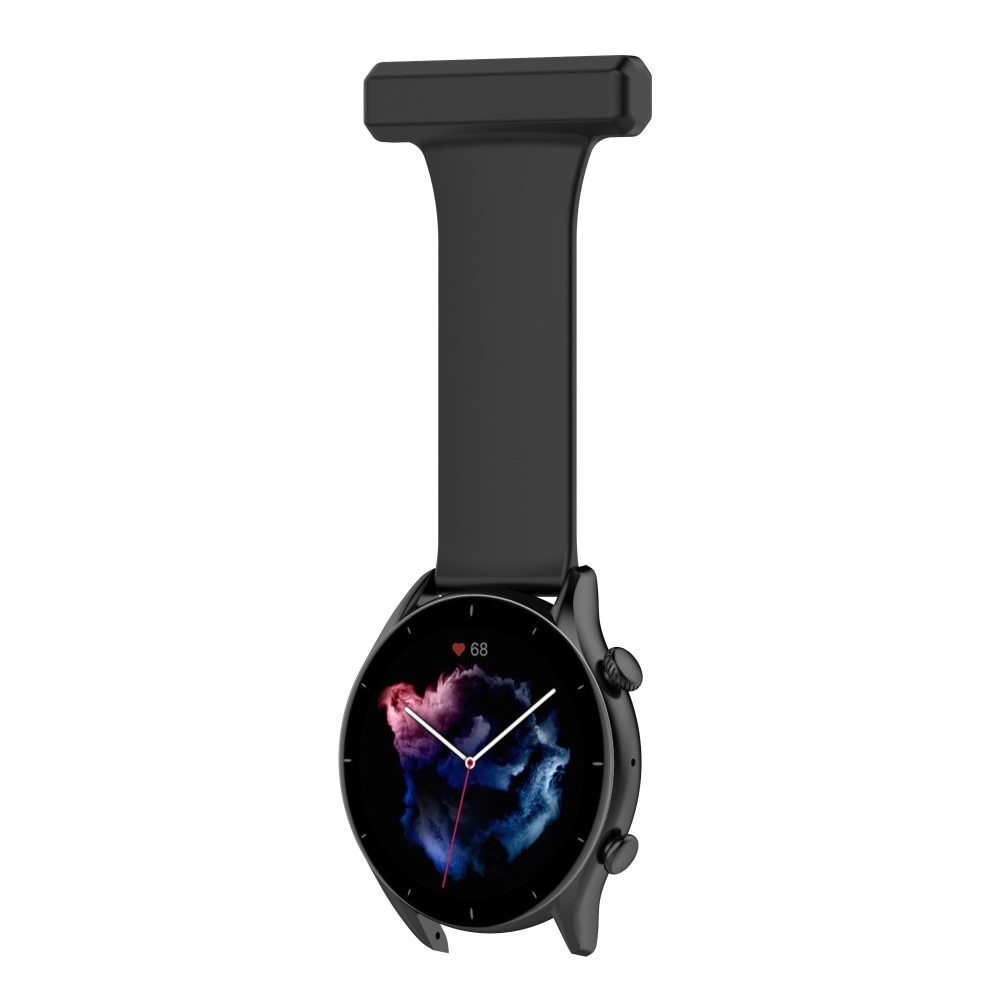 Bracelet infimier en silicone Samsung Galaxy Watch 46mm/45 mm Noir