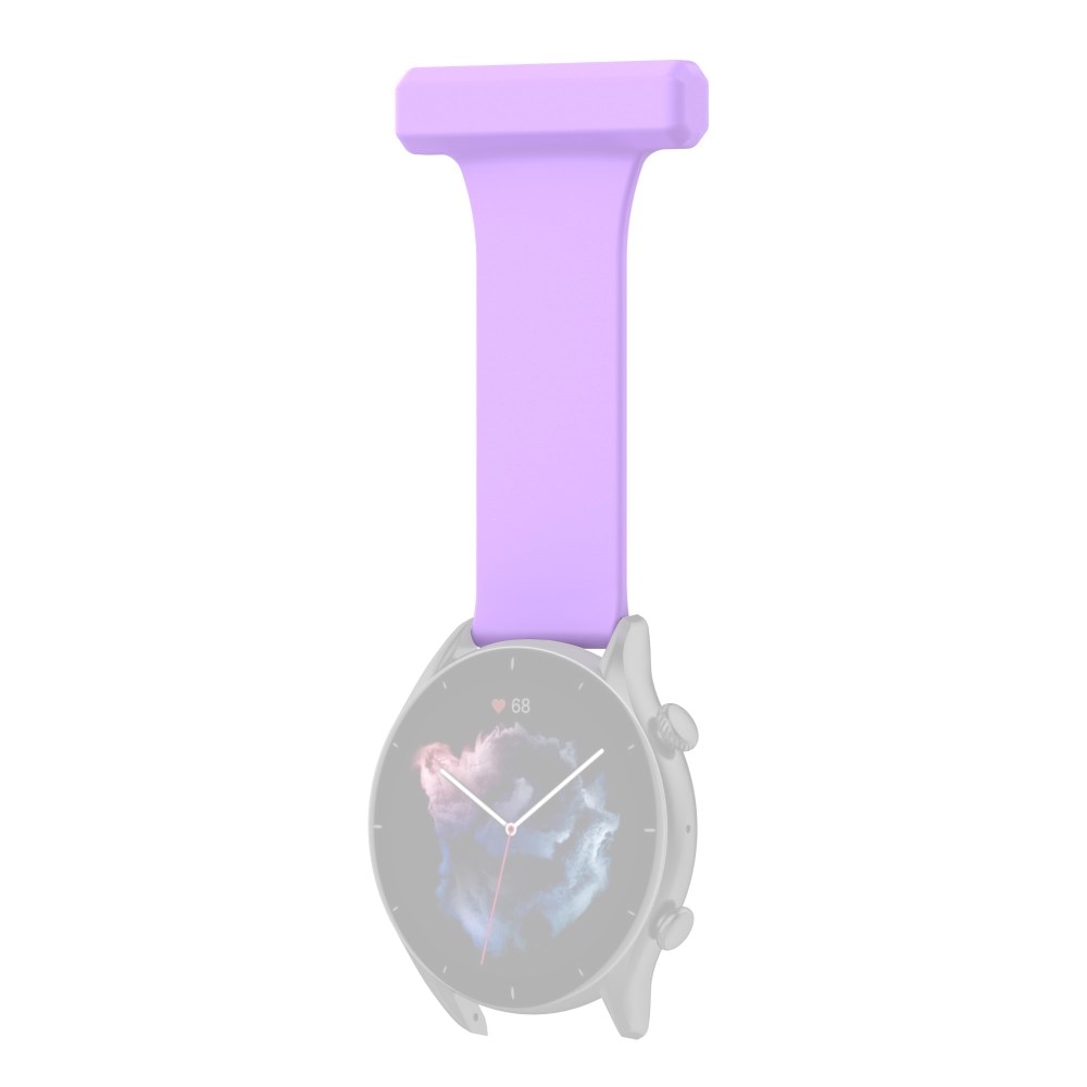 Bracelet infimier en silicone Samsung Galaxy Watch 46mm/45 mm Violet