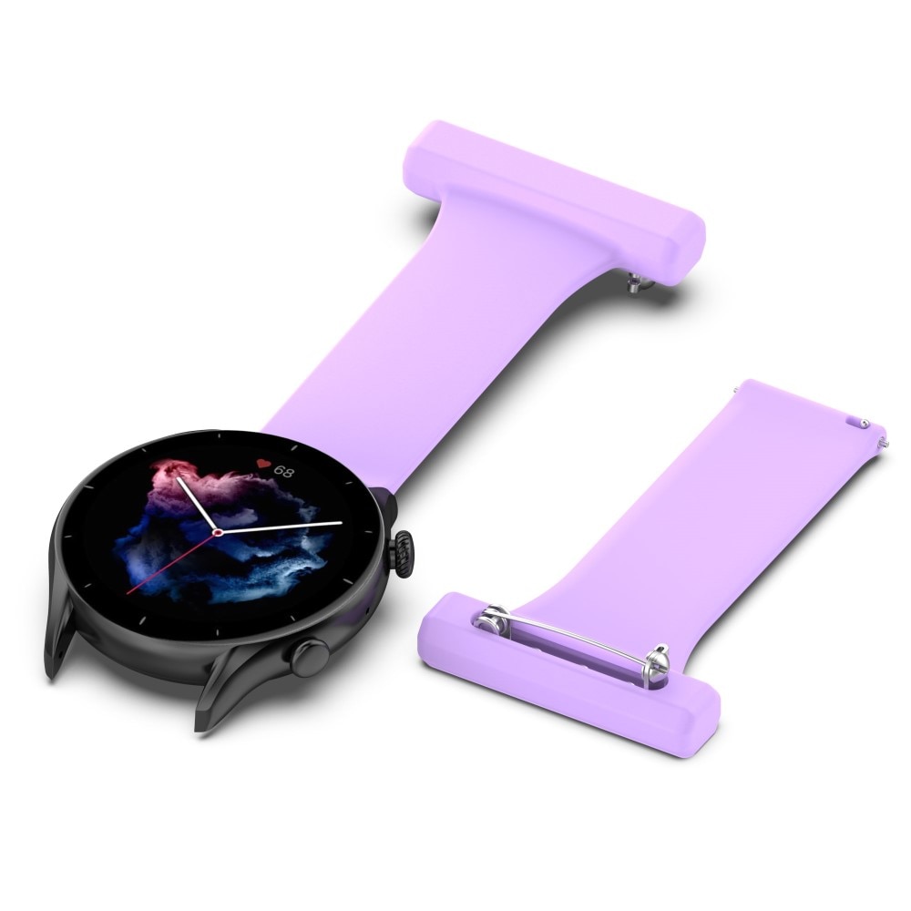 Bracelet infimier en silicone Samsung Galaxy Watch 46mm/45 mm Violet