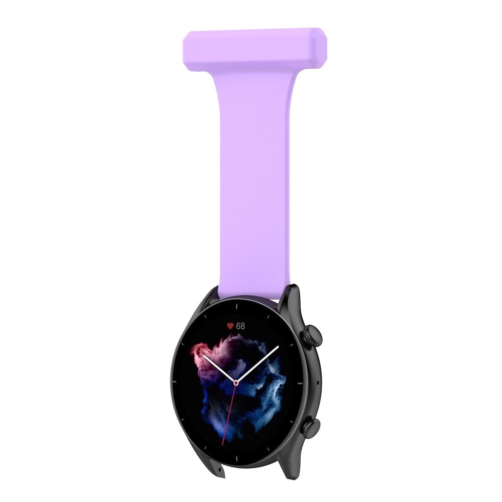Bracelet infimier en silicone Samsung Galaxy Watch 46mm/45 mm Violet