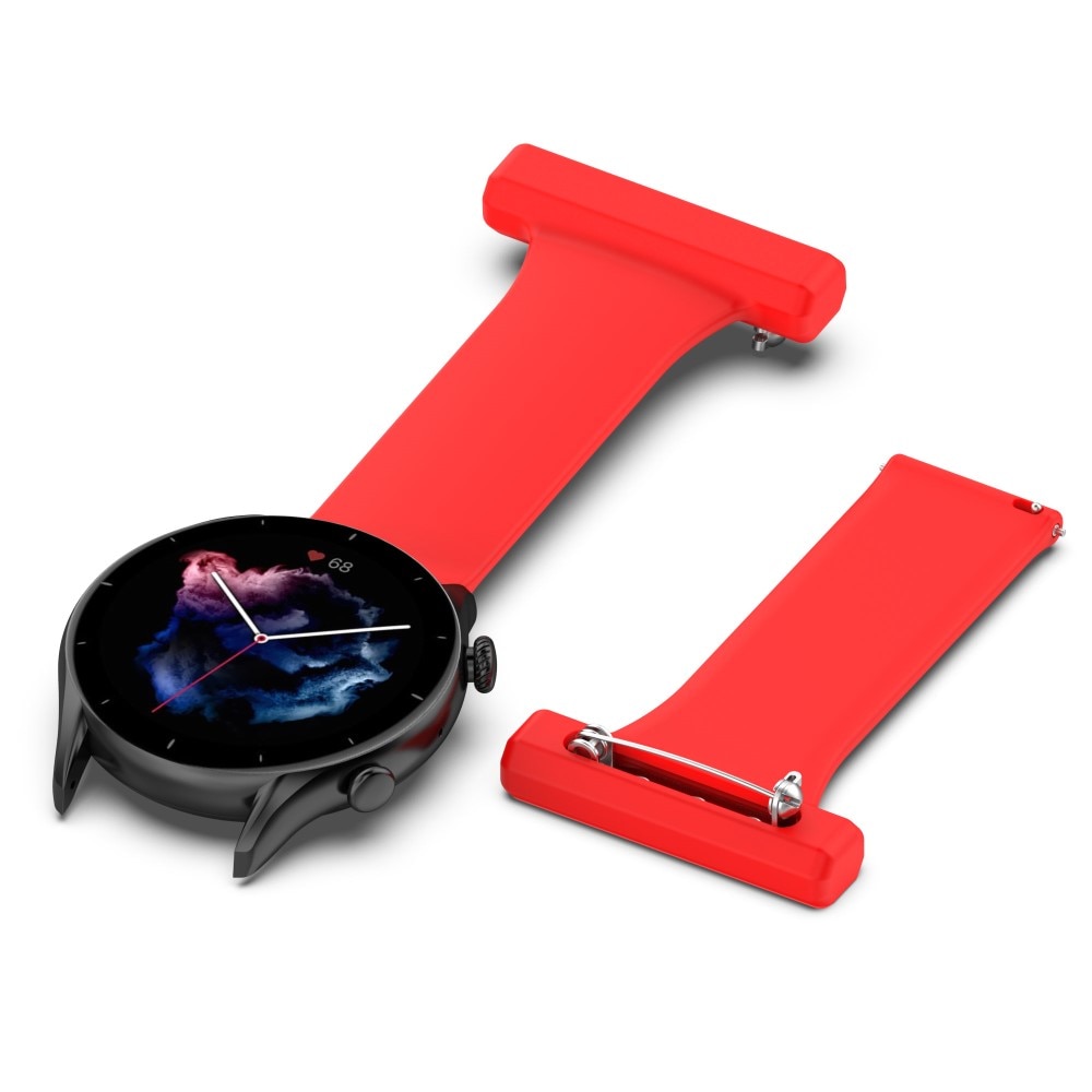 Bracelet infimier en silicone Samsung Galaxy Watch 46mm/45 mm Rouge