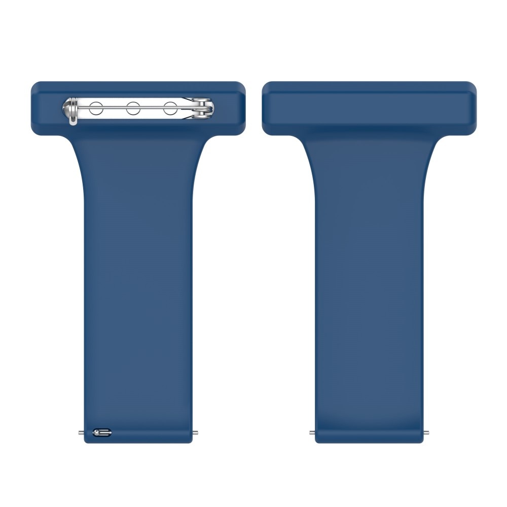 Bracelet infimier en silicone Universal 22mm, bleu