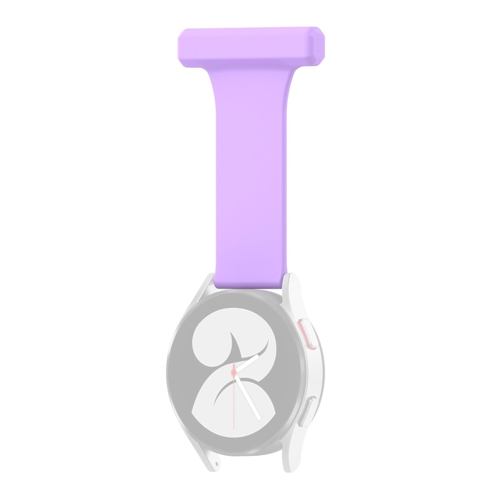 Bracelet infimier en silicone Samsung Galaxy Watch 7 44mm, violet