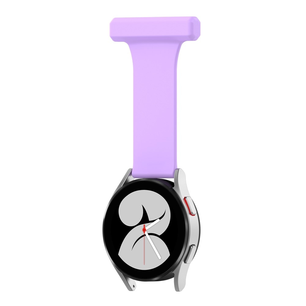 Bracelet infimier en silicone Samsung Galaxy Watch 4 44mm, violet