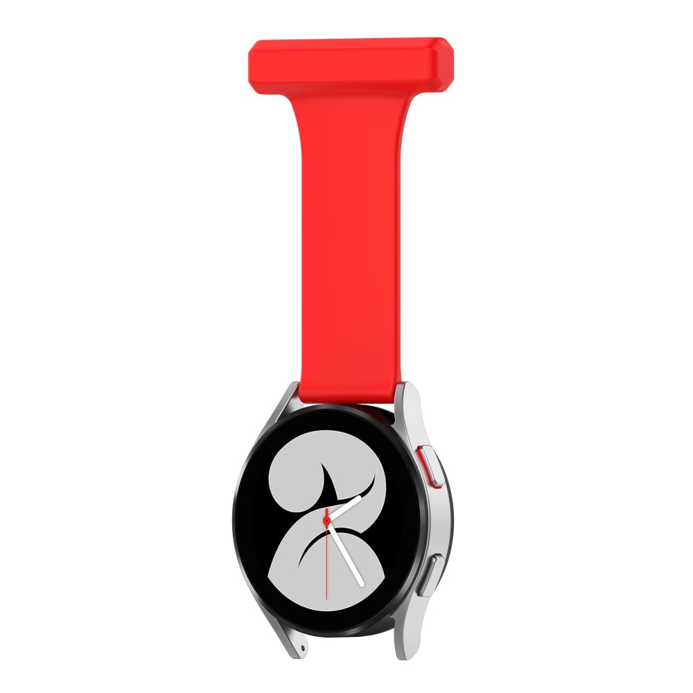 Bracelet infimier en silicone Samsung Galaxy Watch 4 40/42/44/46 mm Rouge
