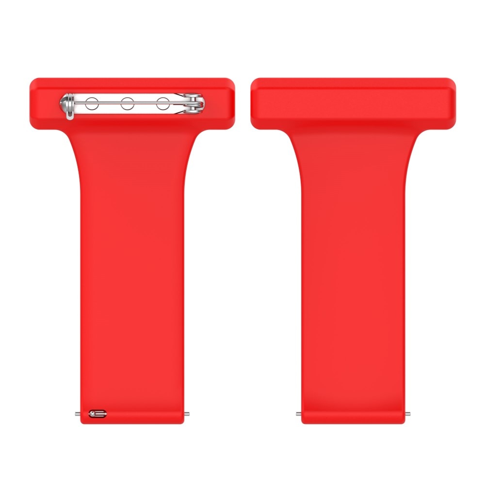 Bracelet infimier en silicone Universal 20mm, rouge