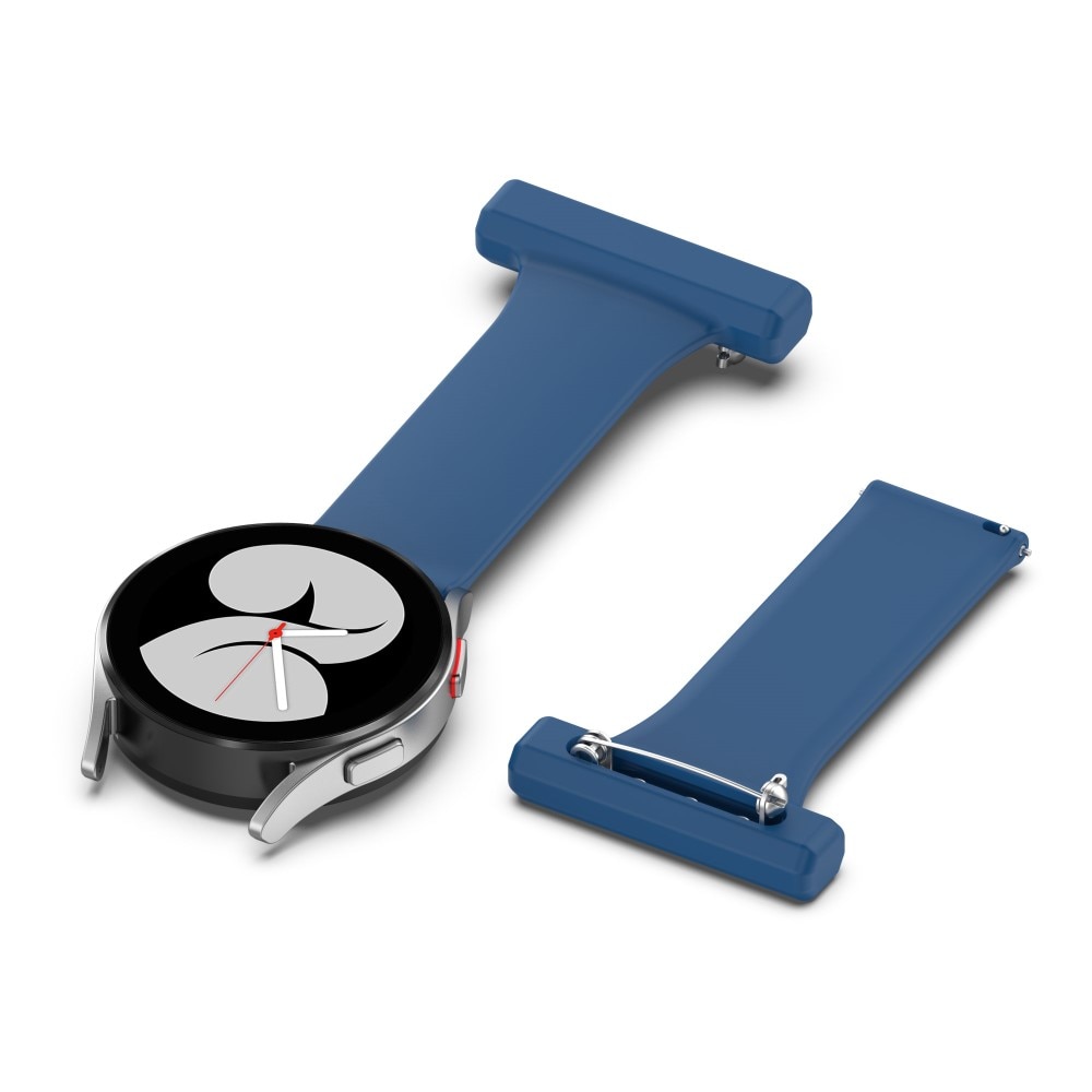 Bracelet infimier en silicone Samsung Galaxy Watch 4 40/42/44/46 mm Bleu