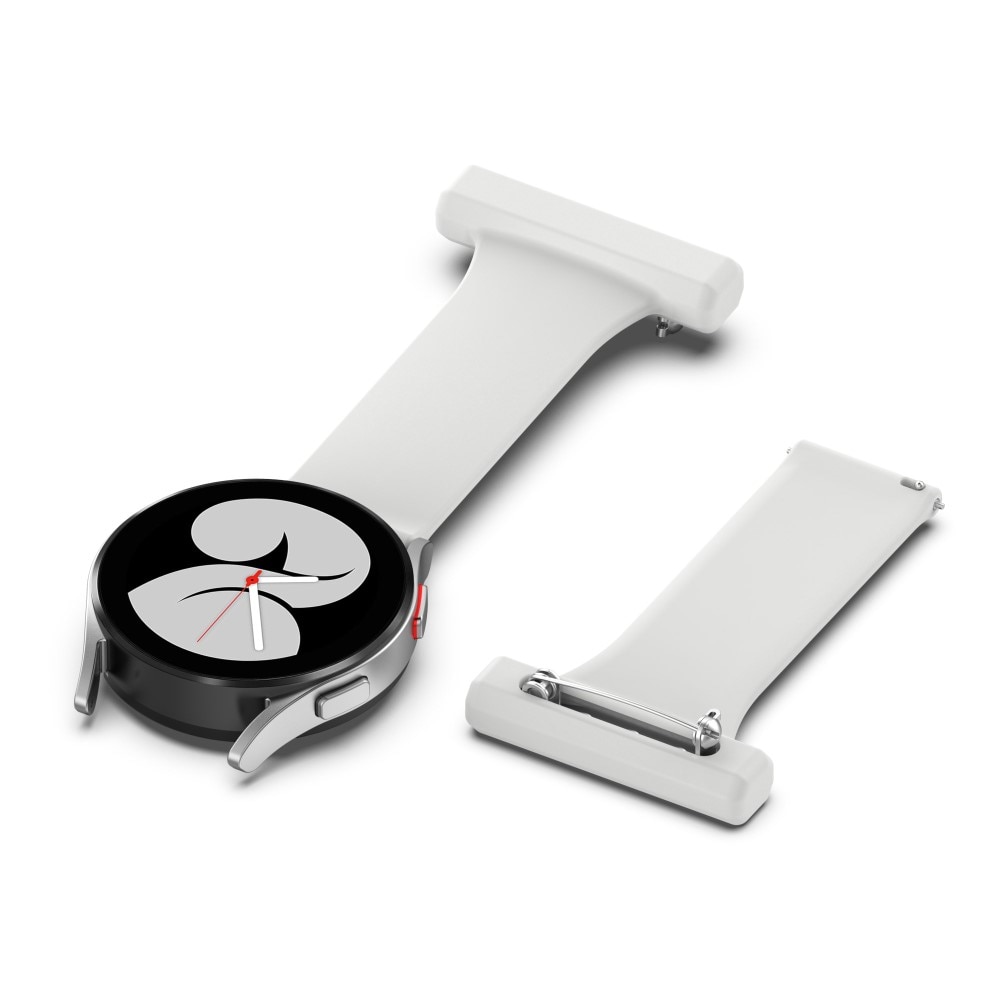 Bracelet infimier en silicone Samsung Galaxy Watch 7 40mm, gris