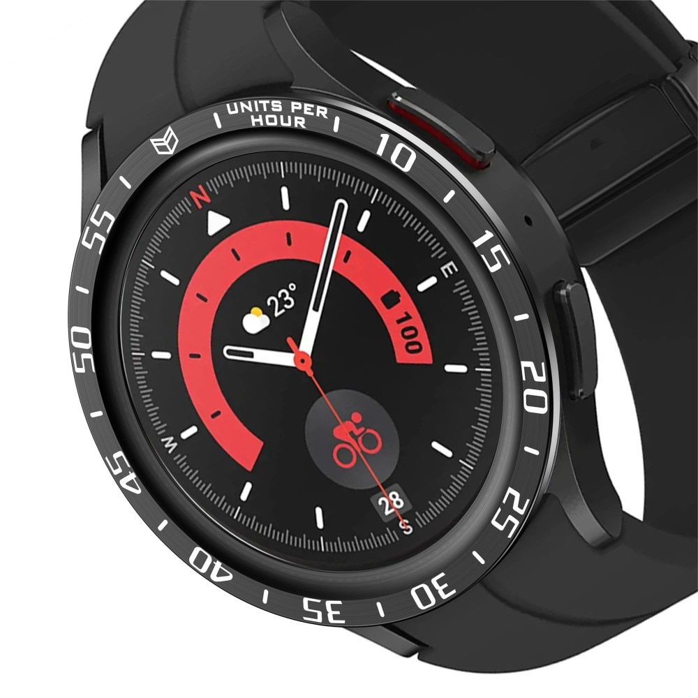 Style de lunette Samsung Galaxy Watch 5 Pro 45mm Noir