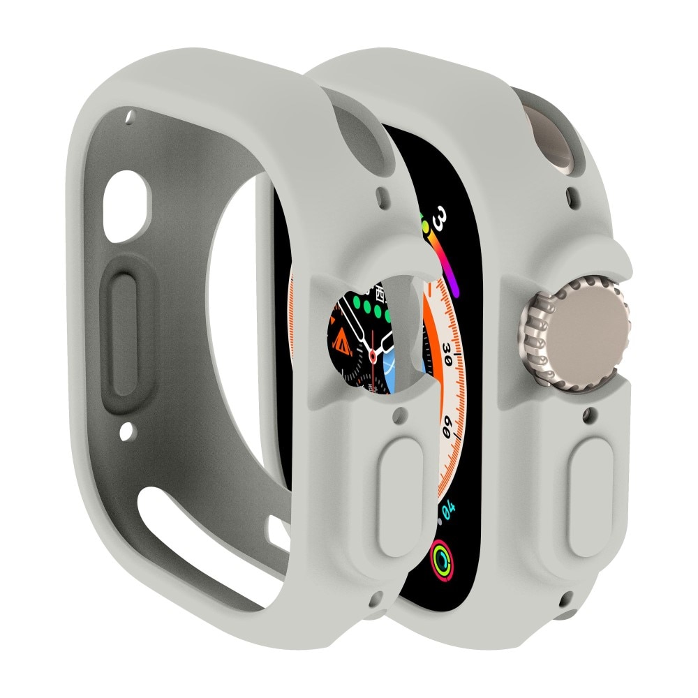 Coque TPU Apple Watch Ultra 49mm 2nd Gen, gris