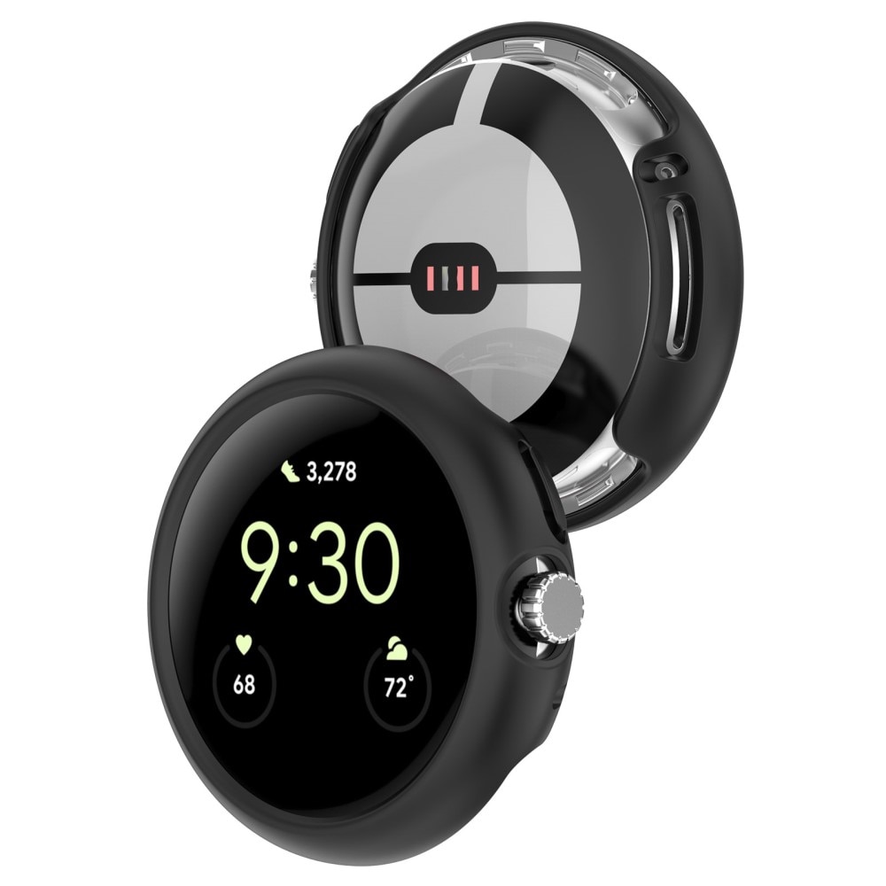 Coque rigide Google Pixel Watch 3 45mm, Noir