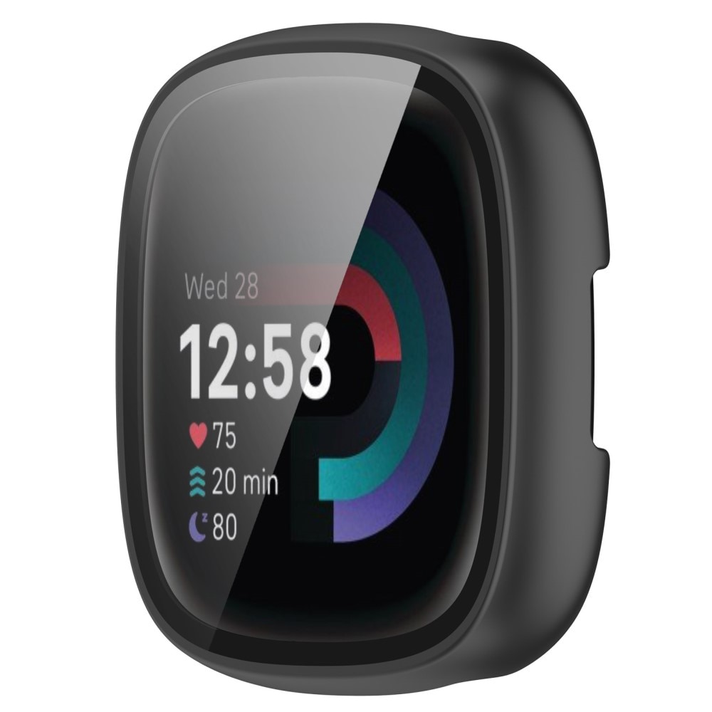 Full Cover CaseFitbit Sense 2, Noir