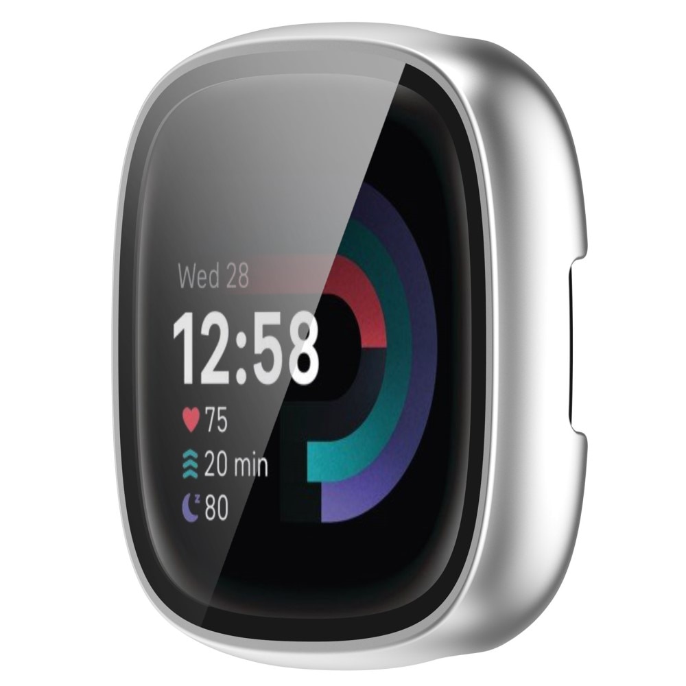 Full Cover CaseFitbit Sense 2, Argent