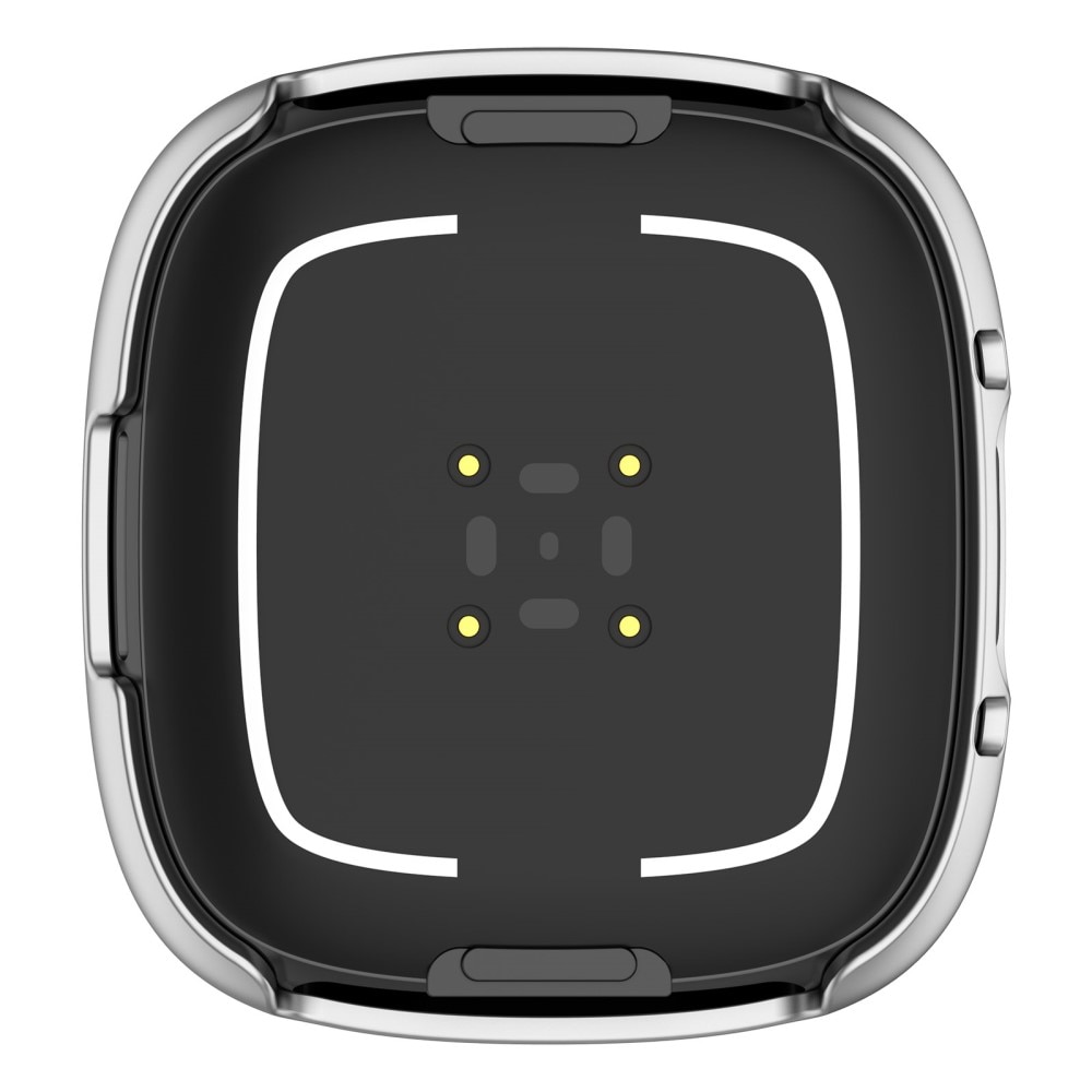 Full Cover CaseFitbit Sense 2, Argent