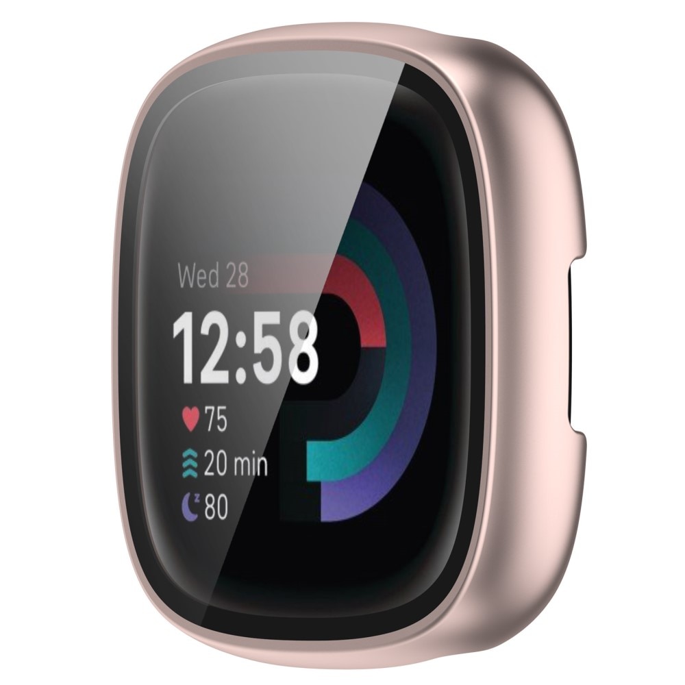Full Cover CaseFitbit Sense 2, Or rose