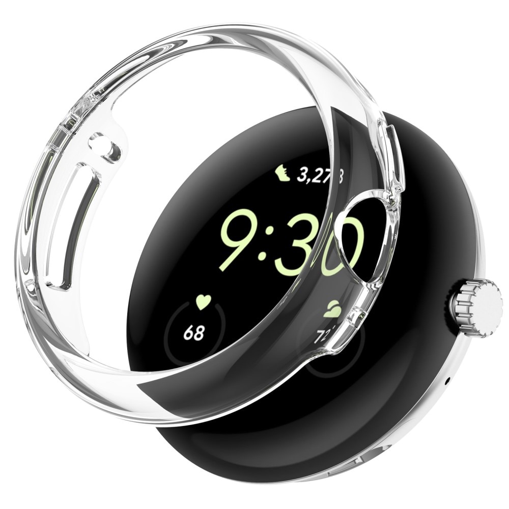 Coque rigide Google Pixel Watch 3 45mm, Transparent
