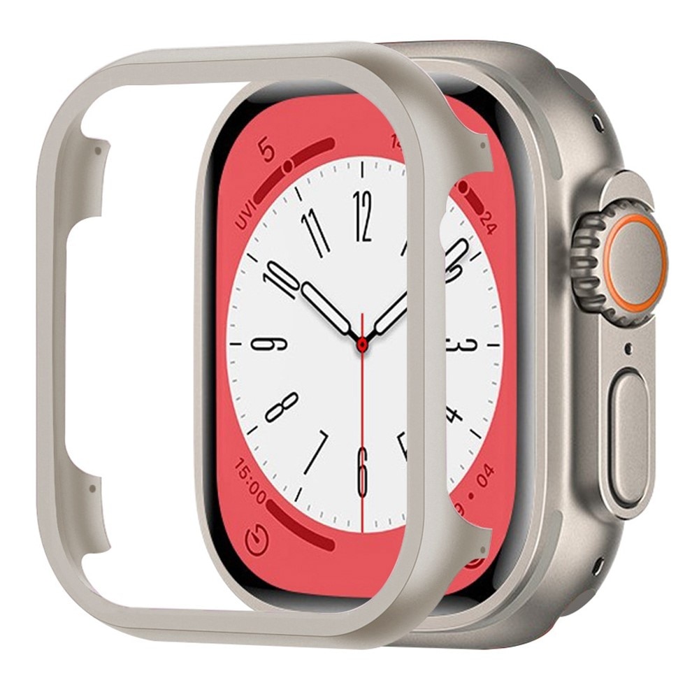 Coque en aluminium Apple Watch Ultra 2 49mm, beige