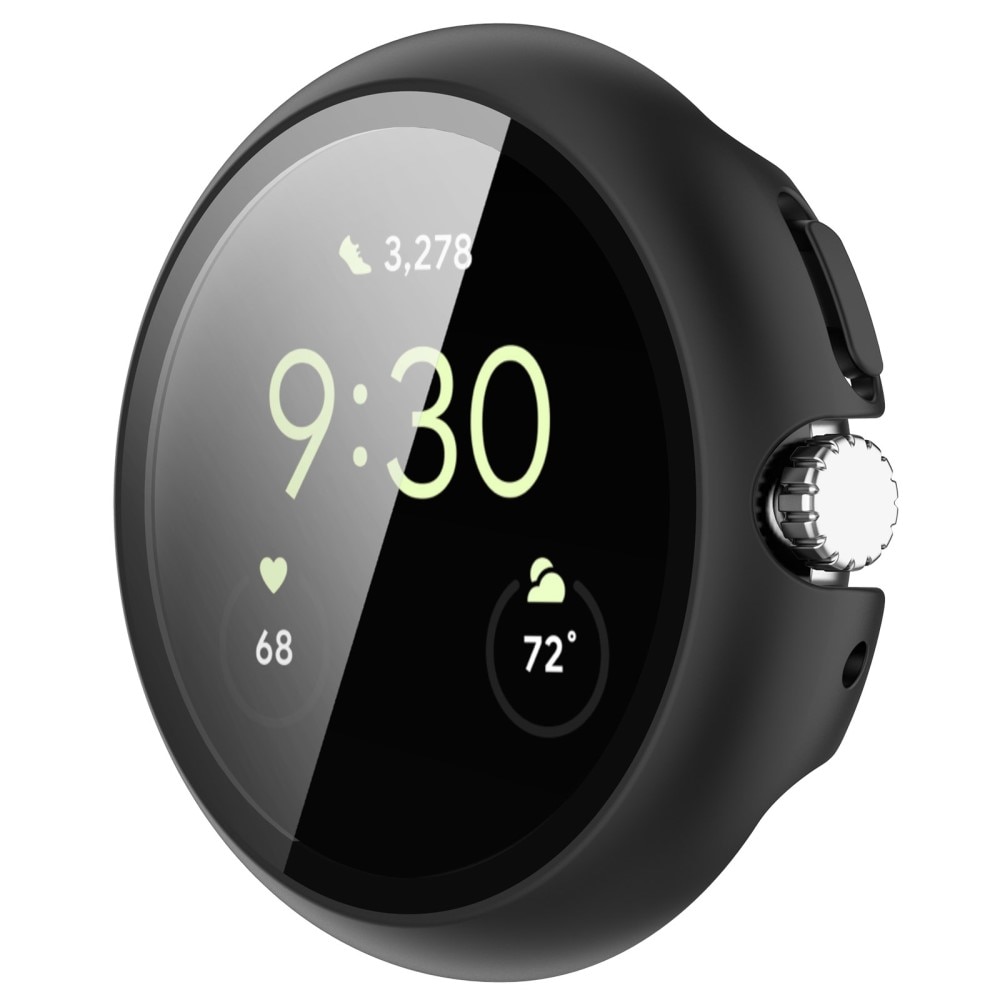 Full Cover CaseGoogle Pixel Watch, Noir