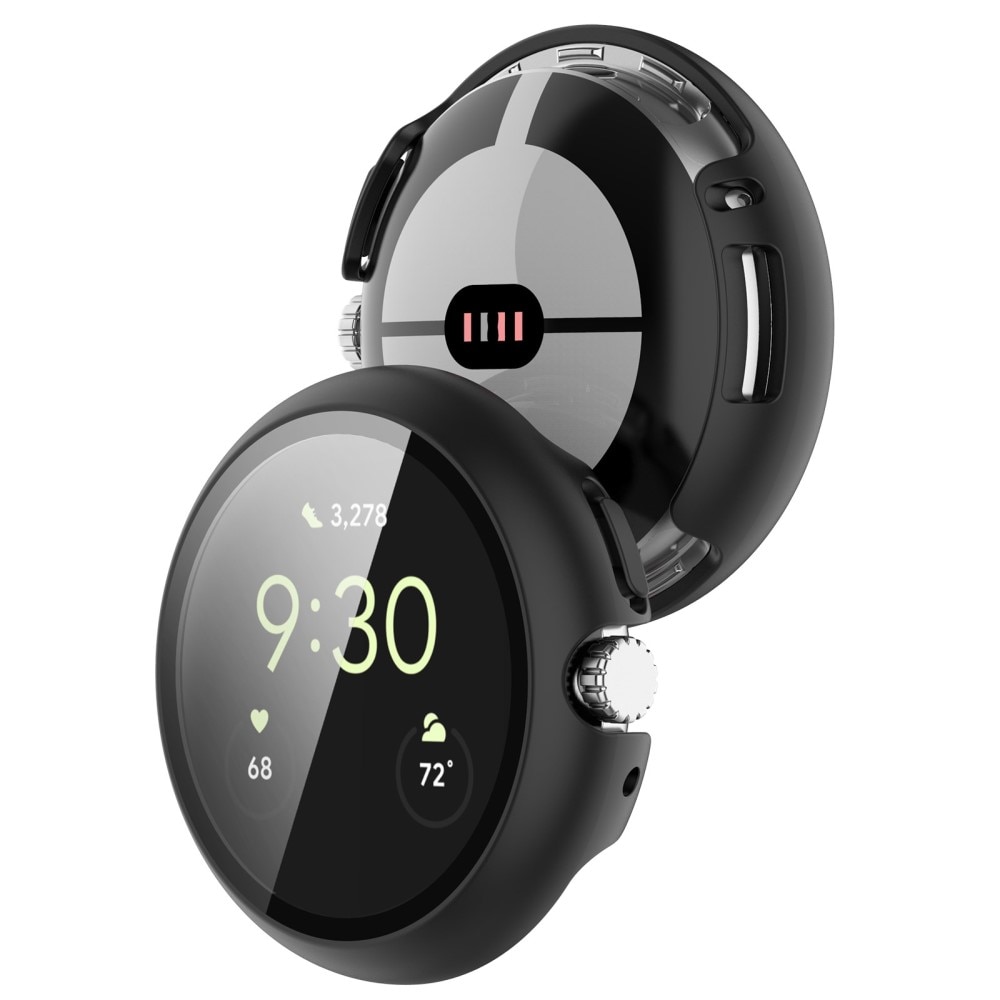 Full Cover CaseGoogle Pixel Watch, Noir