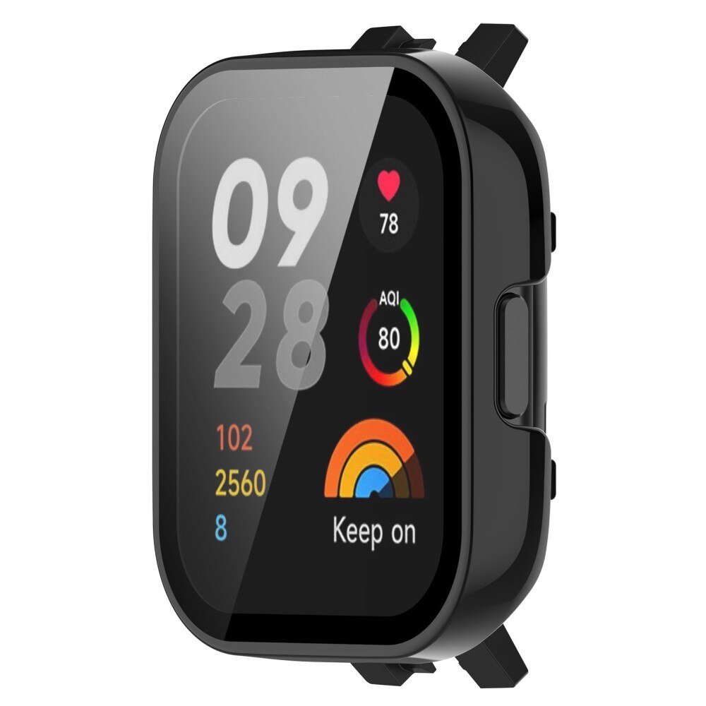 Full Cover Case Xiaomi Redmi Watch 3, noir