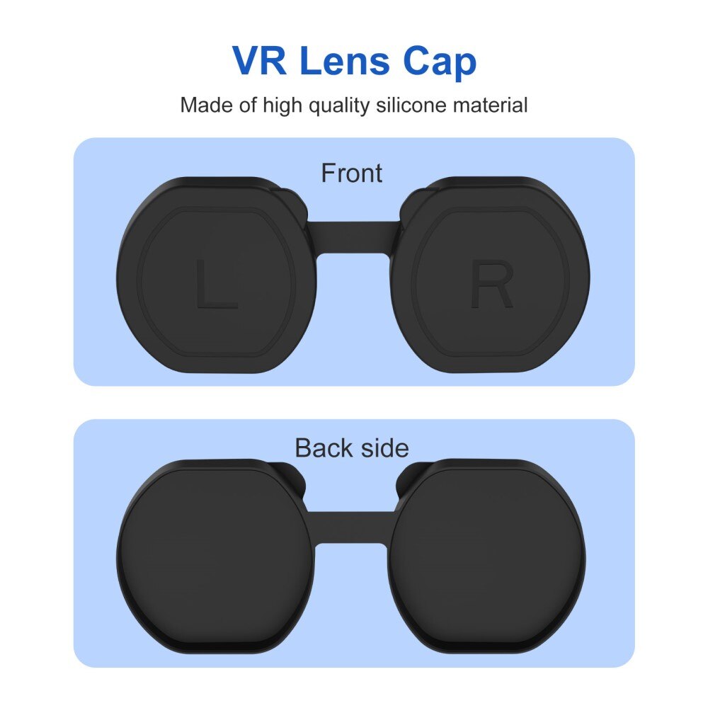 Protection des lentilles en silicone Sony PlayStation VR2, noir