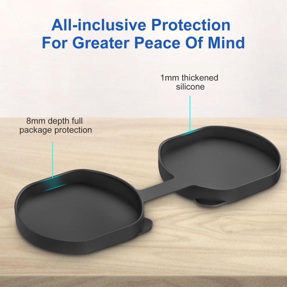 Protection des lentilles en silicone Sony PlayStation VR2, noir