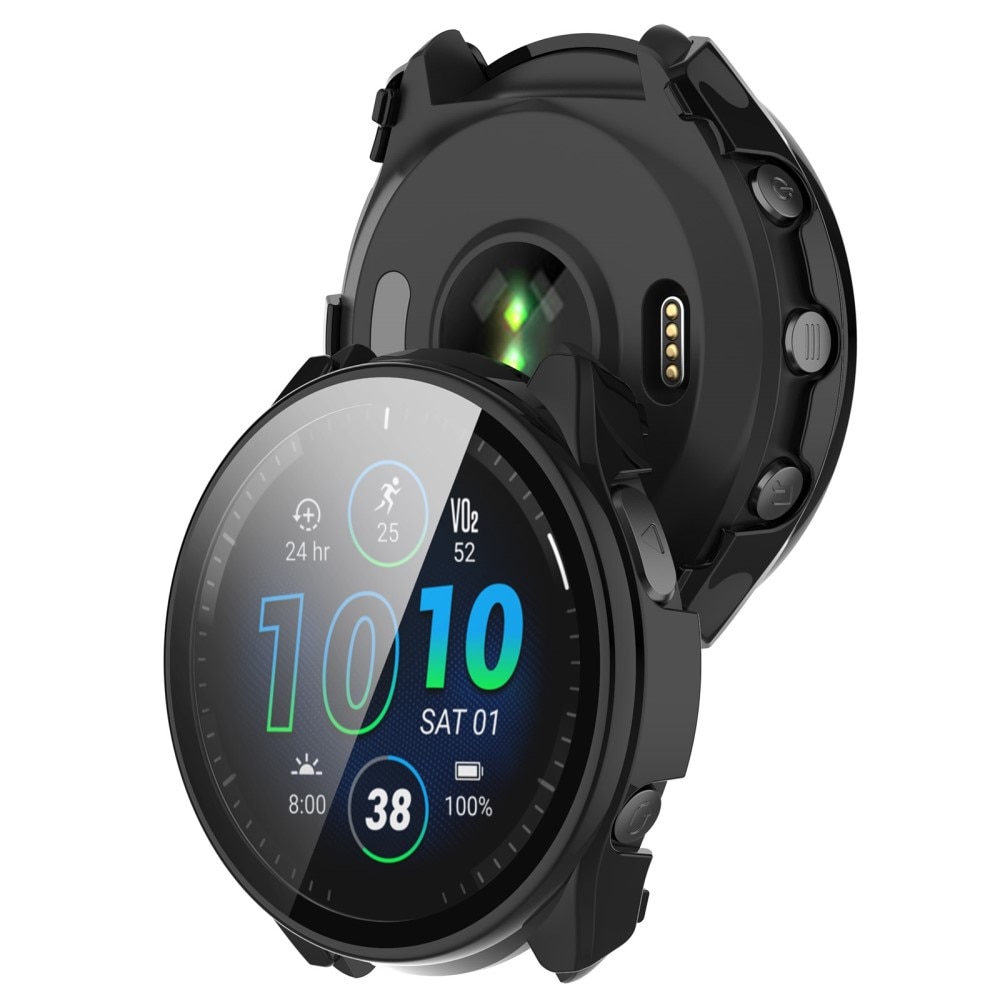 Full Cover CaseGarmin Forerunner 965, Noir