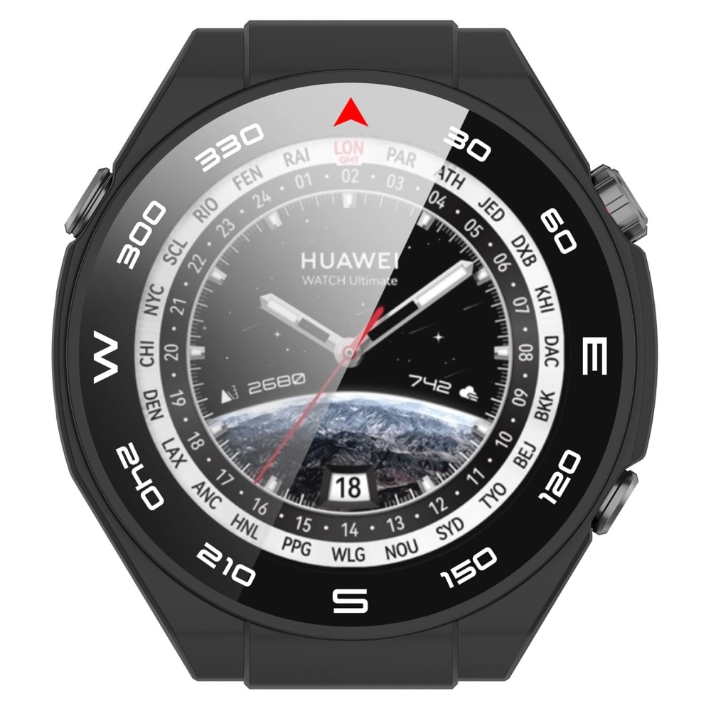Full Cover Case Huawei Watch Ultimate, noir